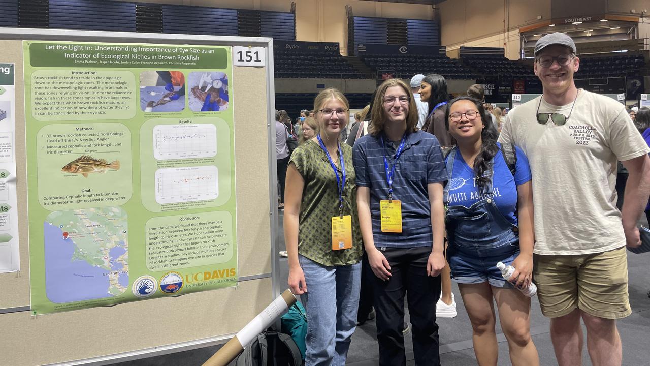 Emma Pacheco and Jasper Jacobs presented their research at the 2024 Undergraduate Research, Scholarship and Creative Activities Conference. Photo Credit: Christina Pasparakis