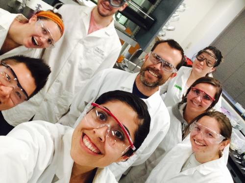 Students in lab