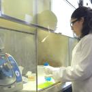 Undergraduate researcher Ashley de la Torre
